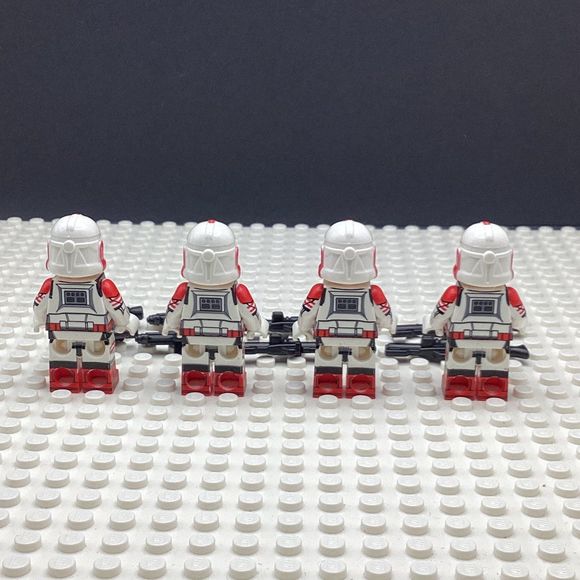 Star Wars minifigures Shock Troopers Clone Coruscant Guards LOT LEGO compatible - Picture 7 of 8